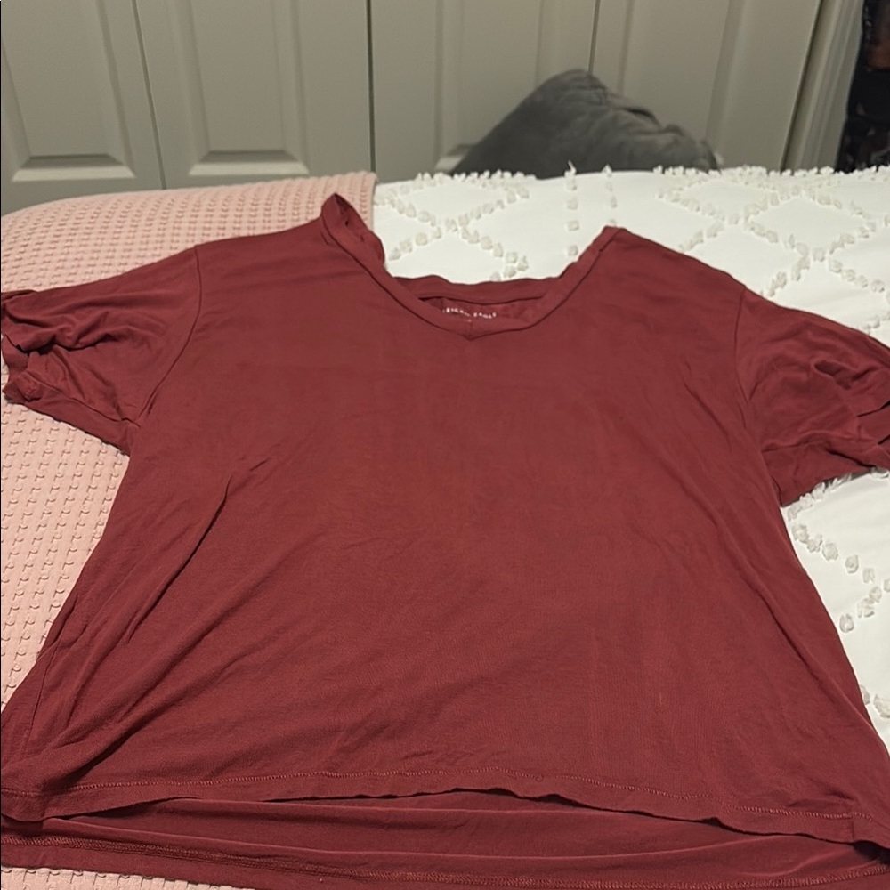 American Eagle Outfitters Rust Short Sleeve Tee
size Small 
barely worn